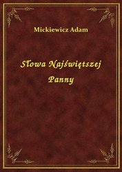 : Słowa Najświętszej Panny - ebook