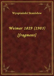 : Weimar 1829 (1903) [fragment] - ebook