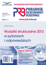 : Poradnik Rachunkowości Budżetowej - e-wydanie – 2/2013