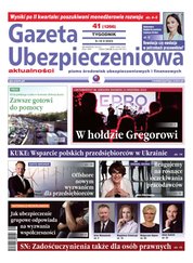 : Gazeta Ubezpieczeniowa - e-wydanie – 41/2023