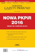 Poradniki: Nowa PKPIR 2016 - zmiany od 8 kwietnia 2016 r.  - ebook