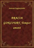 ebooki: Bracia Goncourt Temperament - ebook