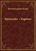 Epimenides : fragment - ebook