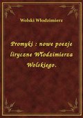 Promyki : nowe poezje liryczne Włodzimierza Wolskiego. - ebook