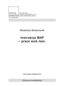 Instrukcje BHP - prace wod.- kan. - ebook