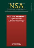 Zeszyty Naukowe Sądownictwa Administracyjnego – e-wydanie – 2/2024