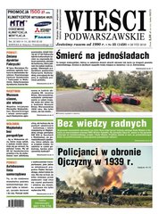 : Wieści Podwarszawskie - e-wydanie – 35/2019