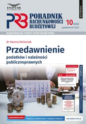 : Poradnik Rachunkowości Budżetowej - e-wydanie – 10/2023